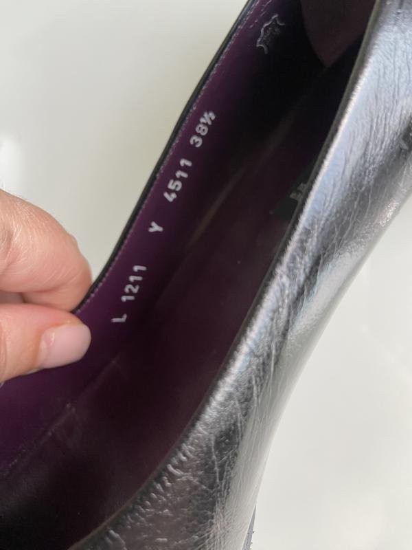 Women Bruno Magli Heels Black Leather 38.5 #M1AV
