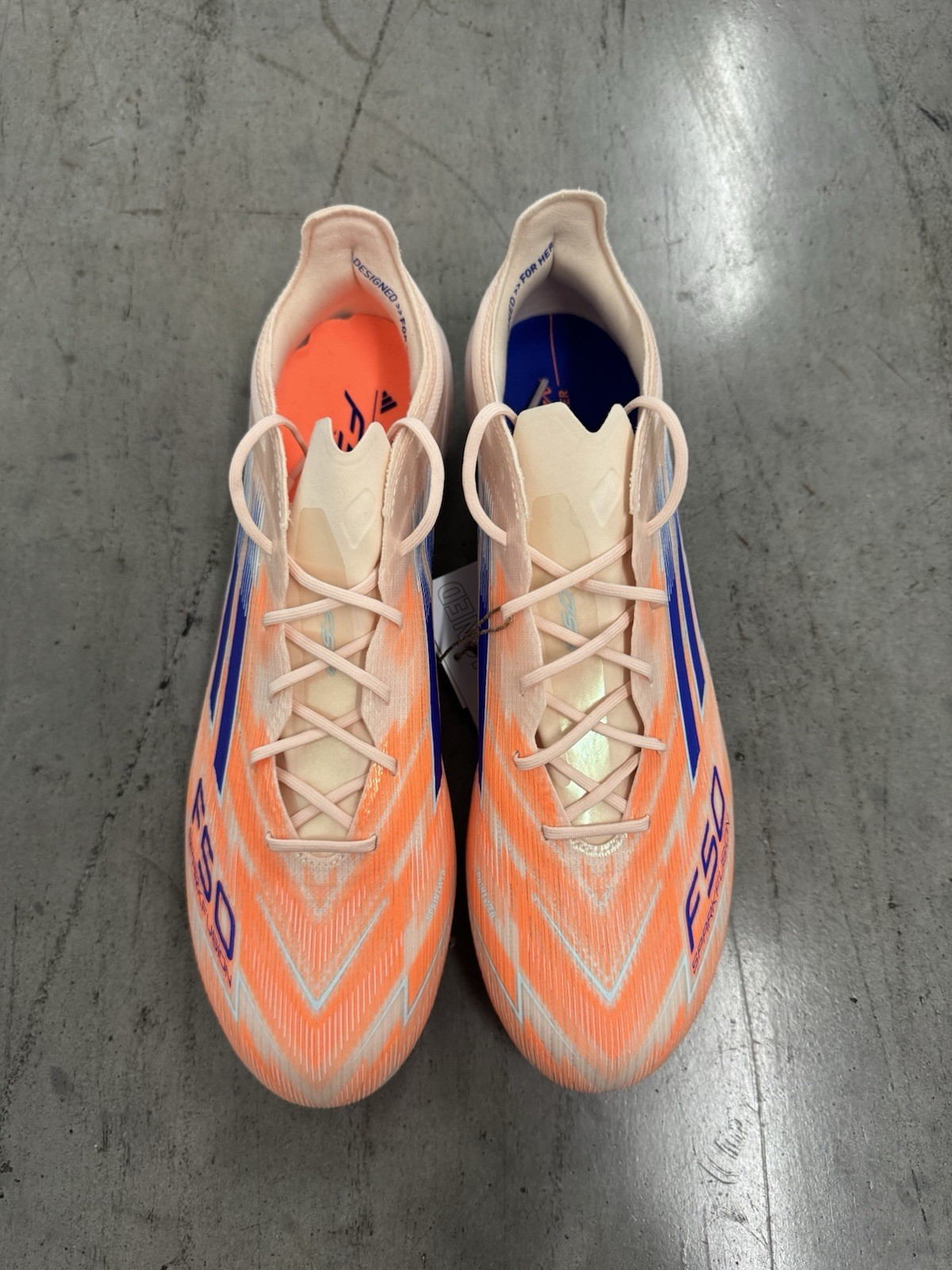 Size 10.5 – adidas F50 Sparkfusion Elite Low FG/AG Orange (Women’s) JS4378 (New)
