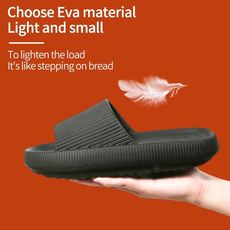 Cozy Pillow Slides Anti-Slip Sandals Ultra Soft Slippers Cloud Home Outdoor Shoe