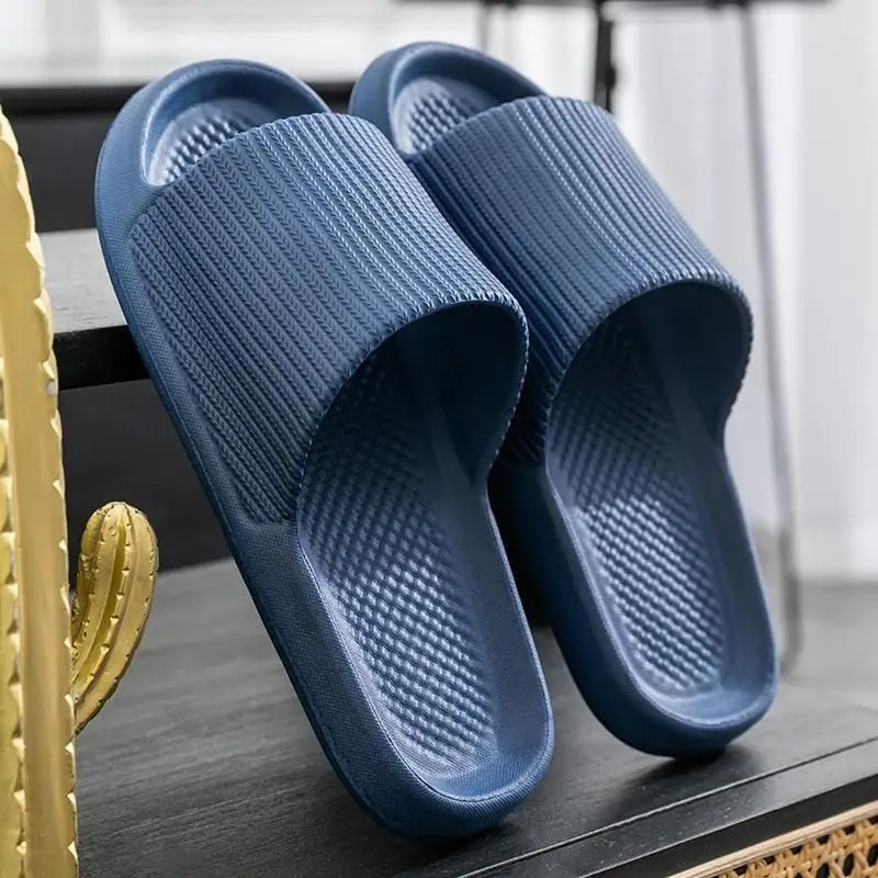 Thick Platform Bathroom Home Slippers Women Fashion Soft Sole EVA Indoor Slides