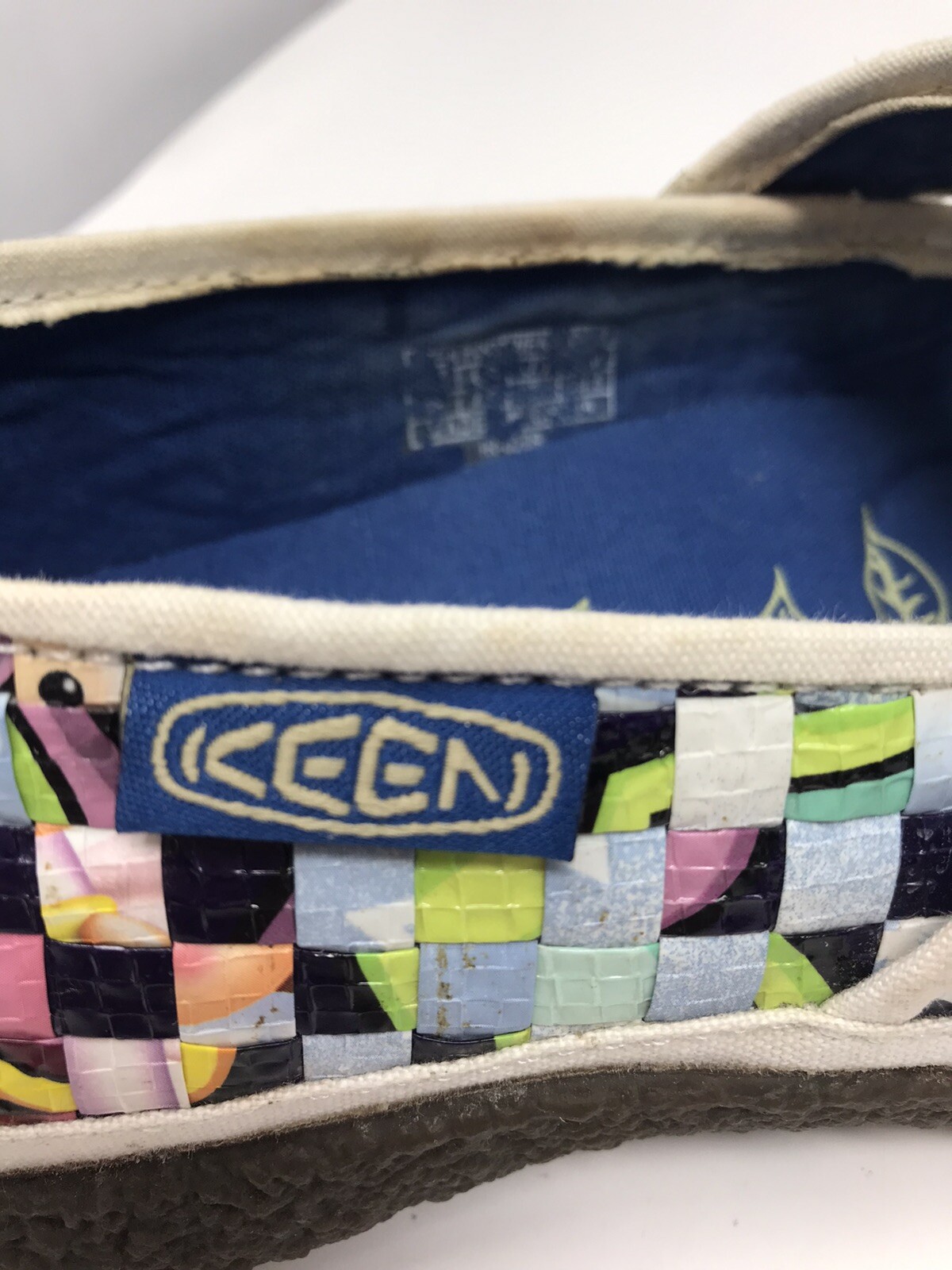 Keen Harvest Woven Rice Bag Mary Jane slip on Limited Edition Woman’s Size 7.5