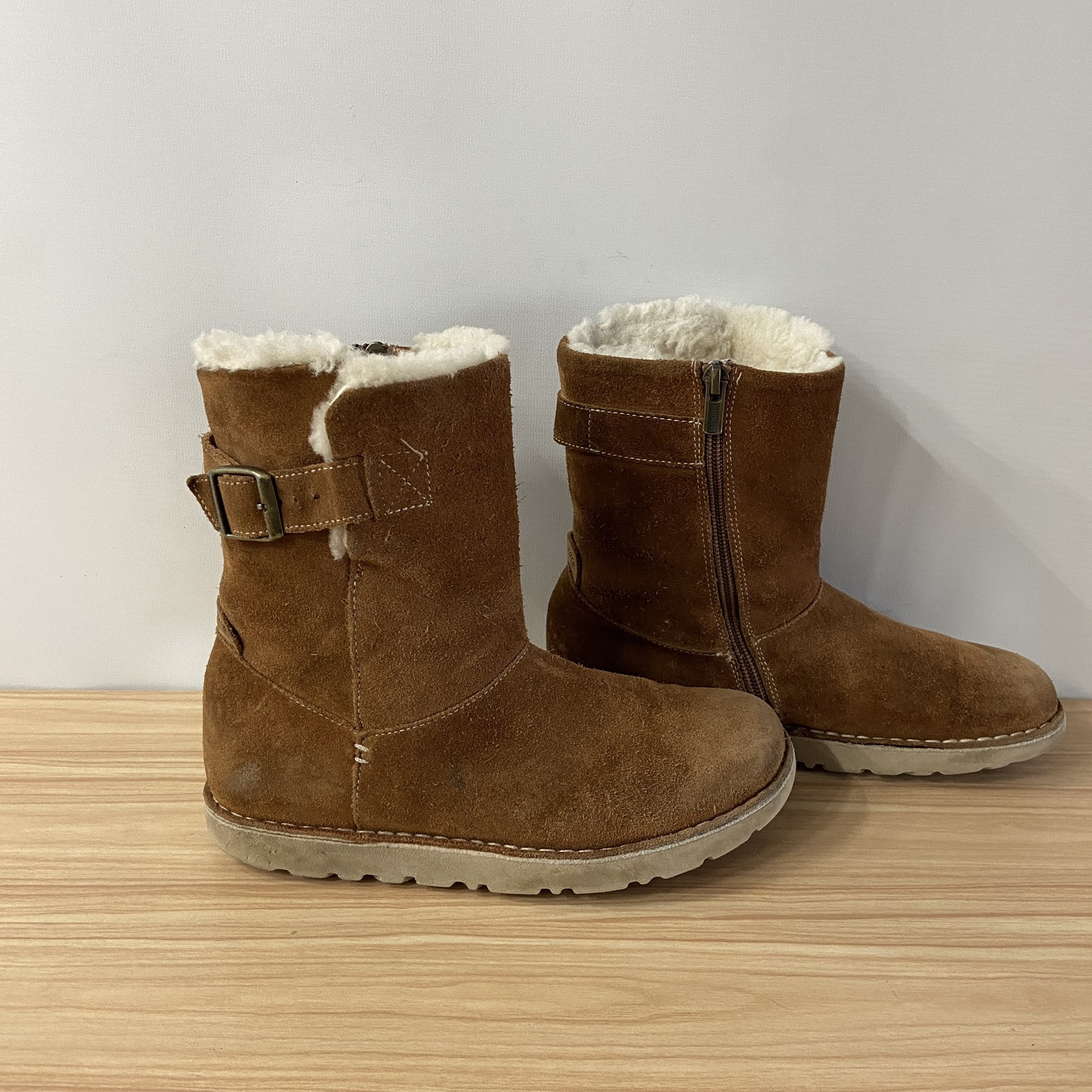 Birkenstock Boots Women’s 36 E Brown Westford Shearling Suede Winter Outdoors