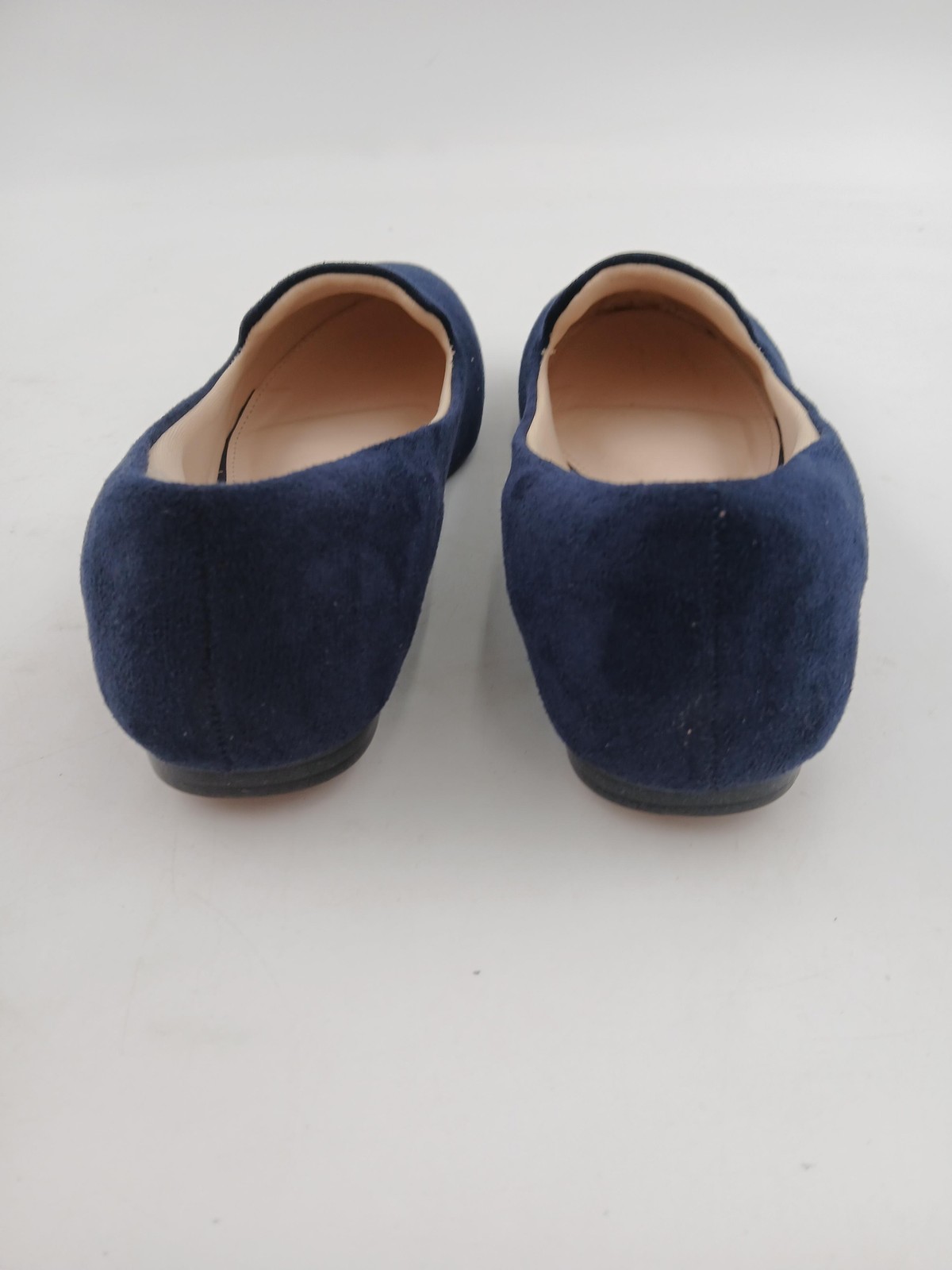 MNU Musshoe Shoes Womens Size 9.5 Navy Blue Suede Loafer Flats Slip On Comfort