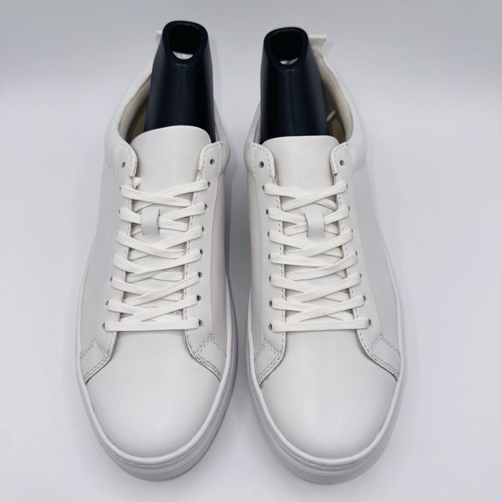 Vagabond Zoe Platform Sneakers Womens Size 8 EU 38 White Leather