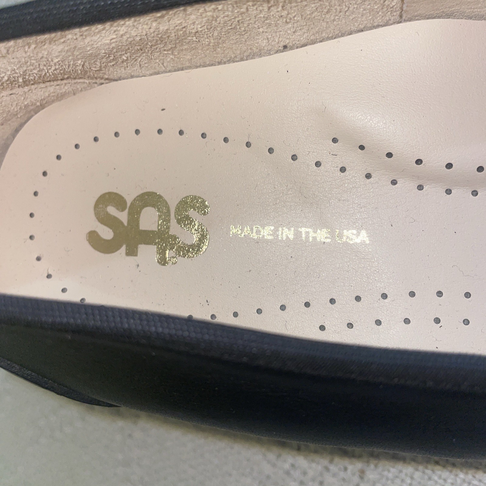 SAS Women’s Dressy Pumps Size 8.5 W Black Leather Business Formal City