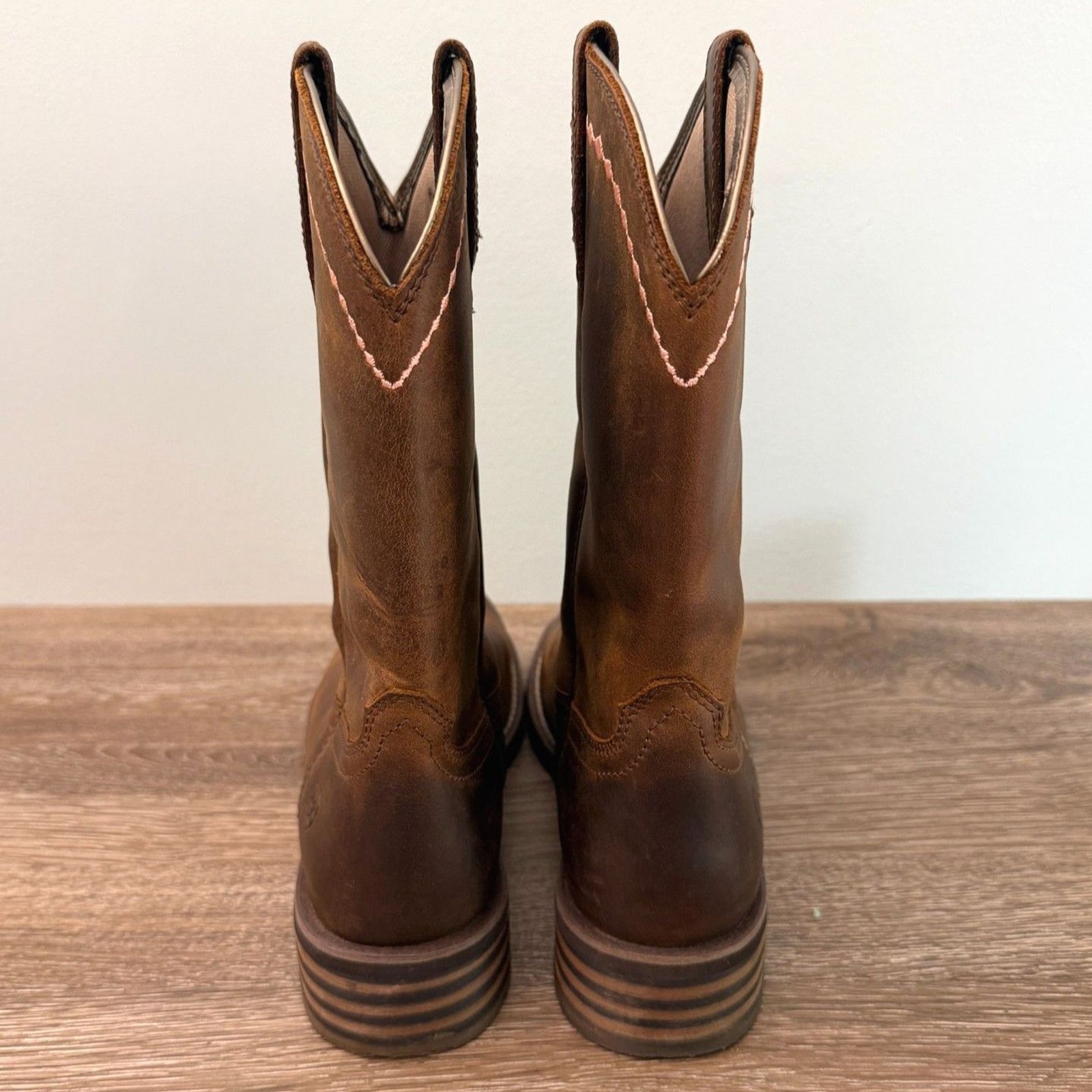 Ariat Unbridled Roper Western Boots Women’s 8.5 B Brown Leather ATS 10015374