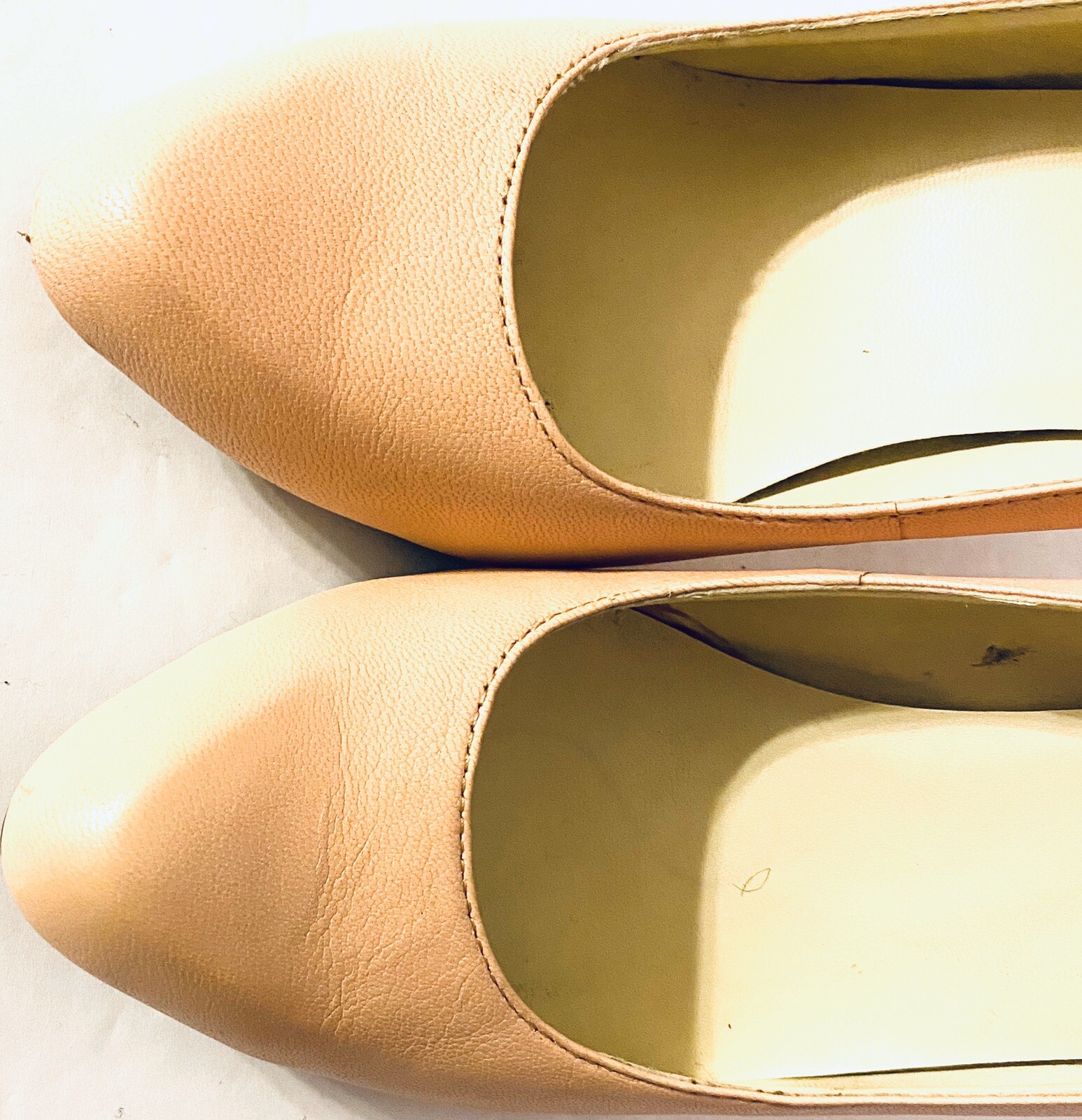 Max Studio Pink Leather Semi-Round Toe “Marais” Pumps Size 8M GUC!