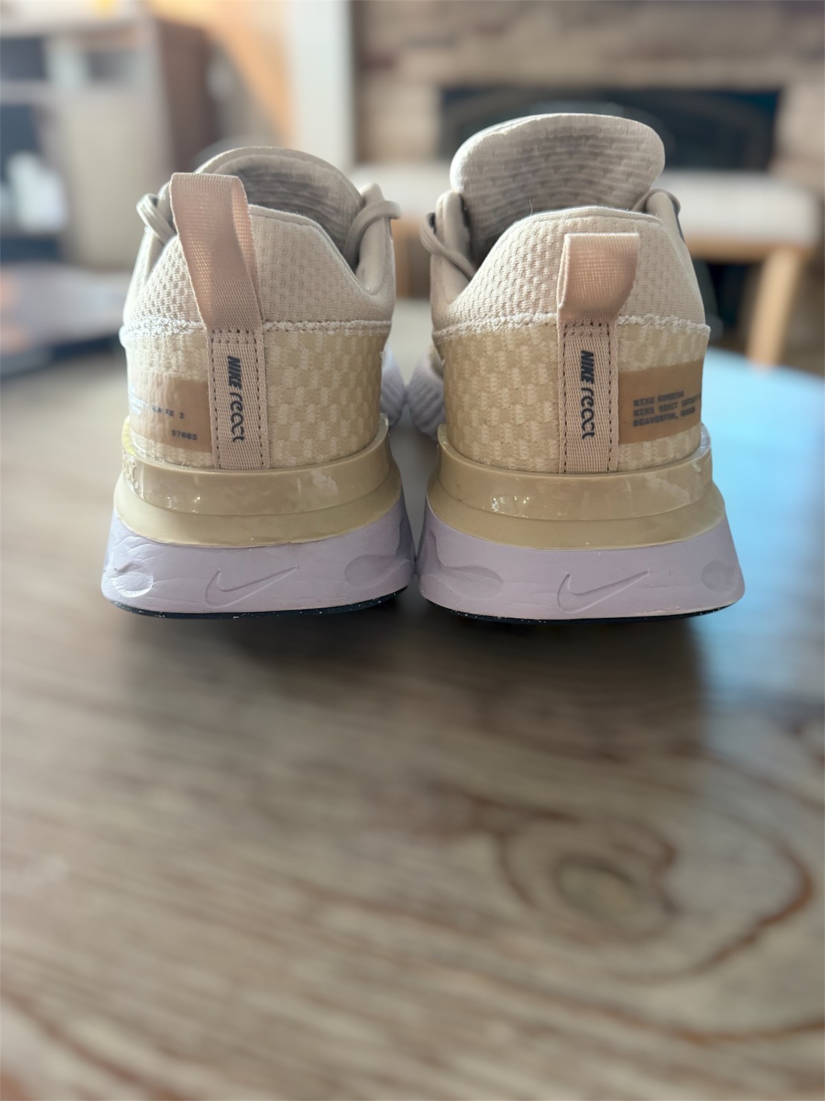 Size 12 – Nike React Infinity Run Flyknit 3 Oatmeal W