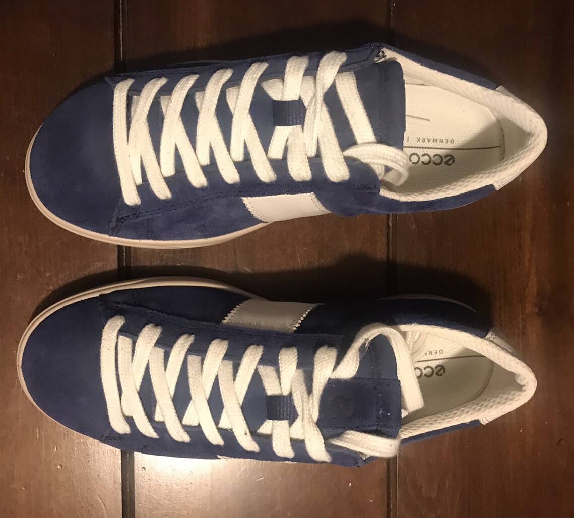 NEW Women’s Sz 35 M (4-4.5 US) Ecco Street Lite Retro Sneaker In Blue