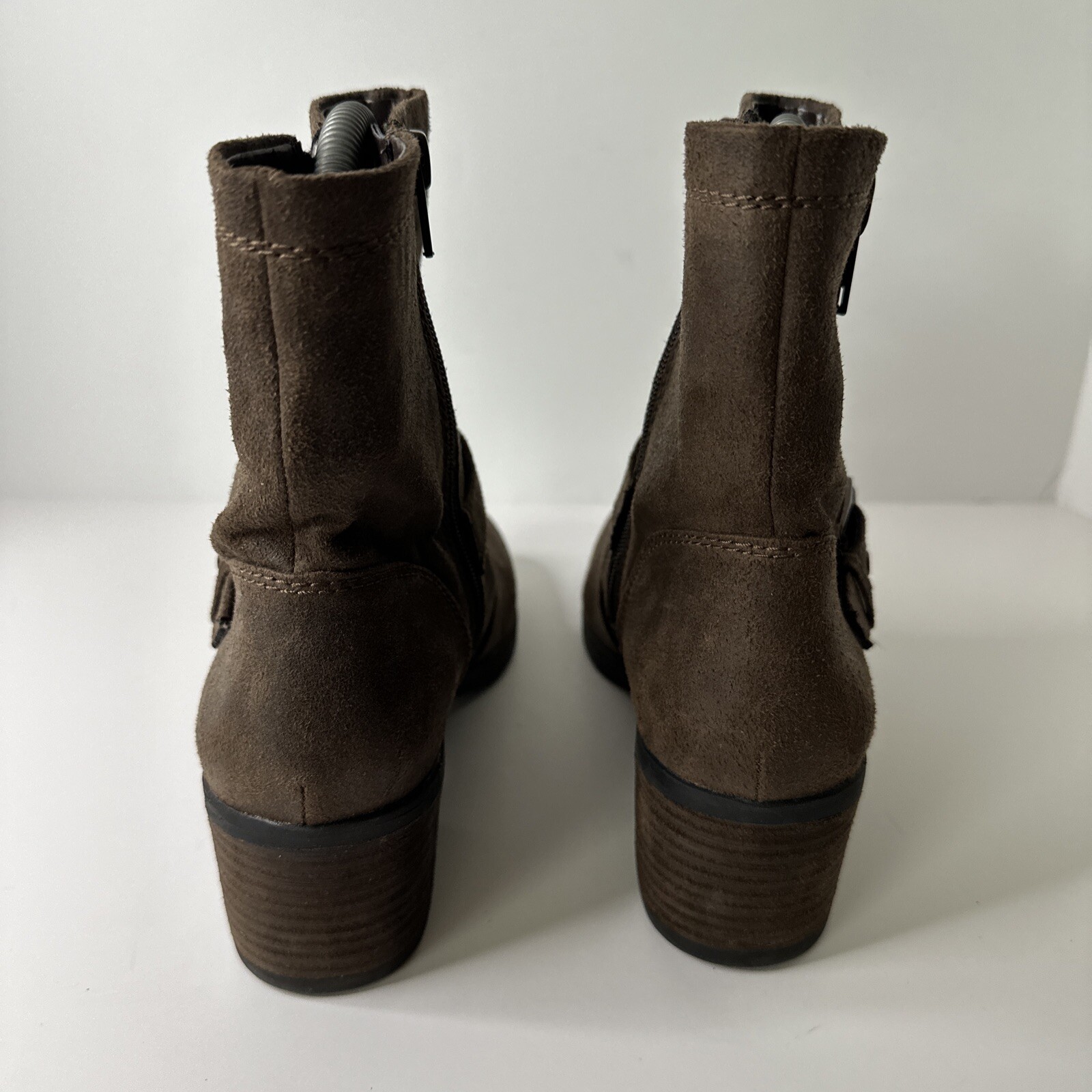 Carlos By Carlos Santana Rolla Bootie Womans Size 8.5 Zip Up/ Buckle Casual Wear
