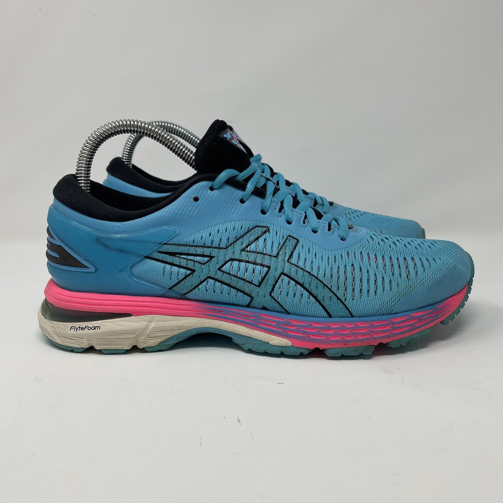 Asics Running Shoe GEL-Kayano 25 Athletic Women’s Size 9 1012A026 Blue Pink