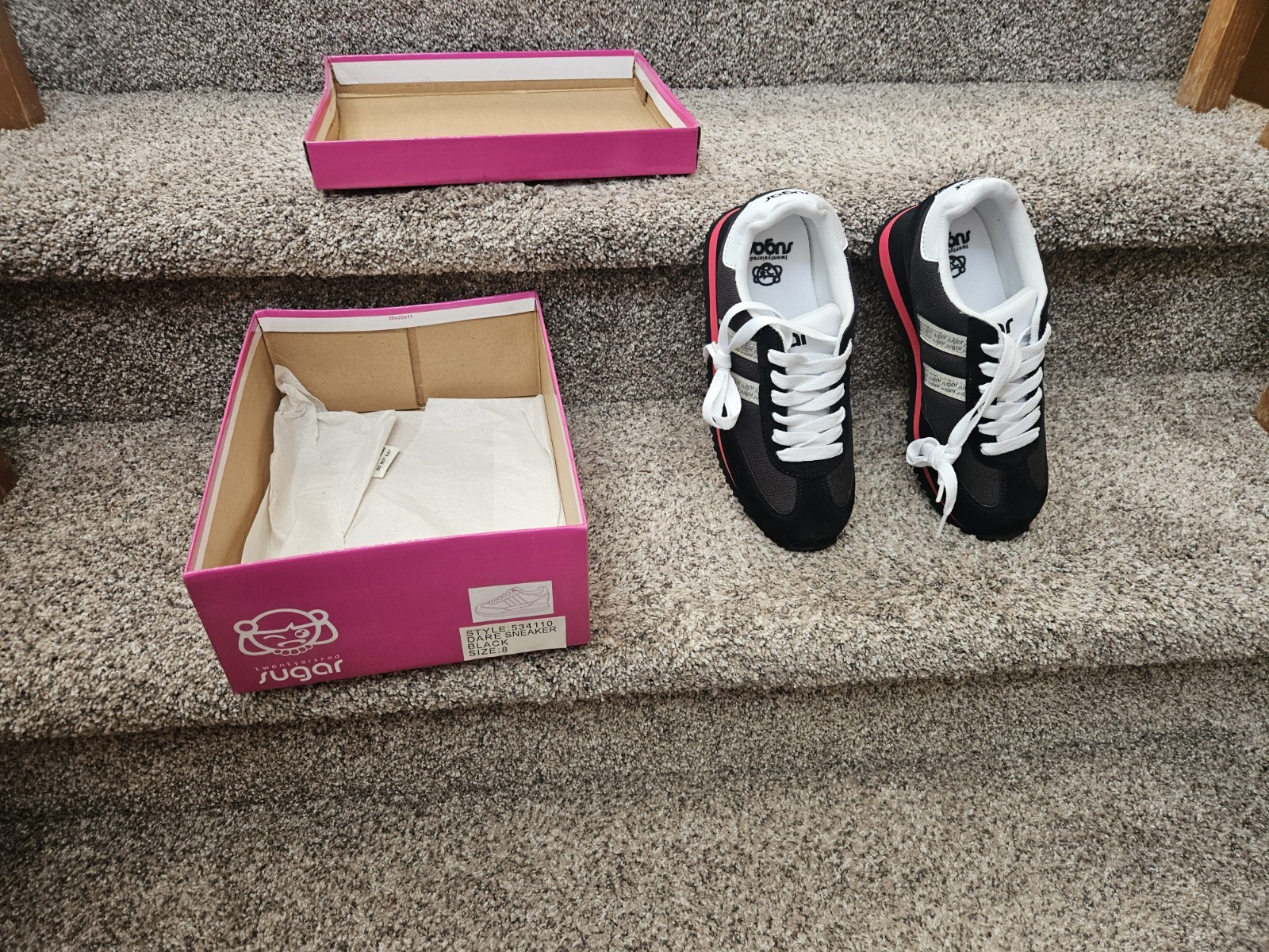 Sugar Women’s Shoes Size 8 NEW vintage Dare sneakers (Rare) twentysixred Y2K era