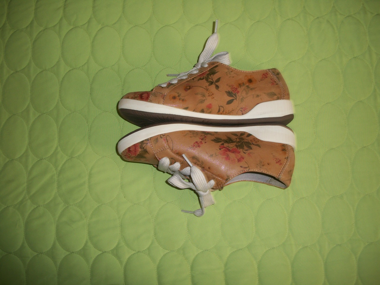 Dansko Flowered Leather Shoes