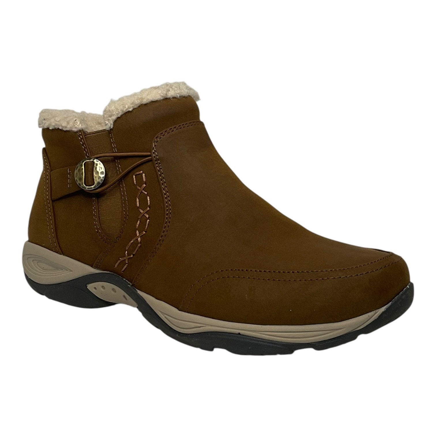 Easy Spirit Women’s Erique Cozy Cold Weather Booties Dark Brown Size 11