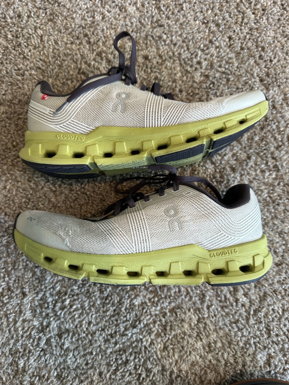 Size 9.5 – ON Cloudgo Sand Zest W