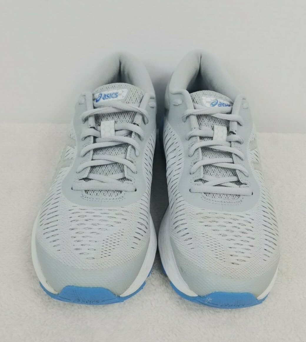 Asics Gel-Kayano 25 Athletic Running Shoes – Gray w/ Blue – 1012A026 – Size 7.5