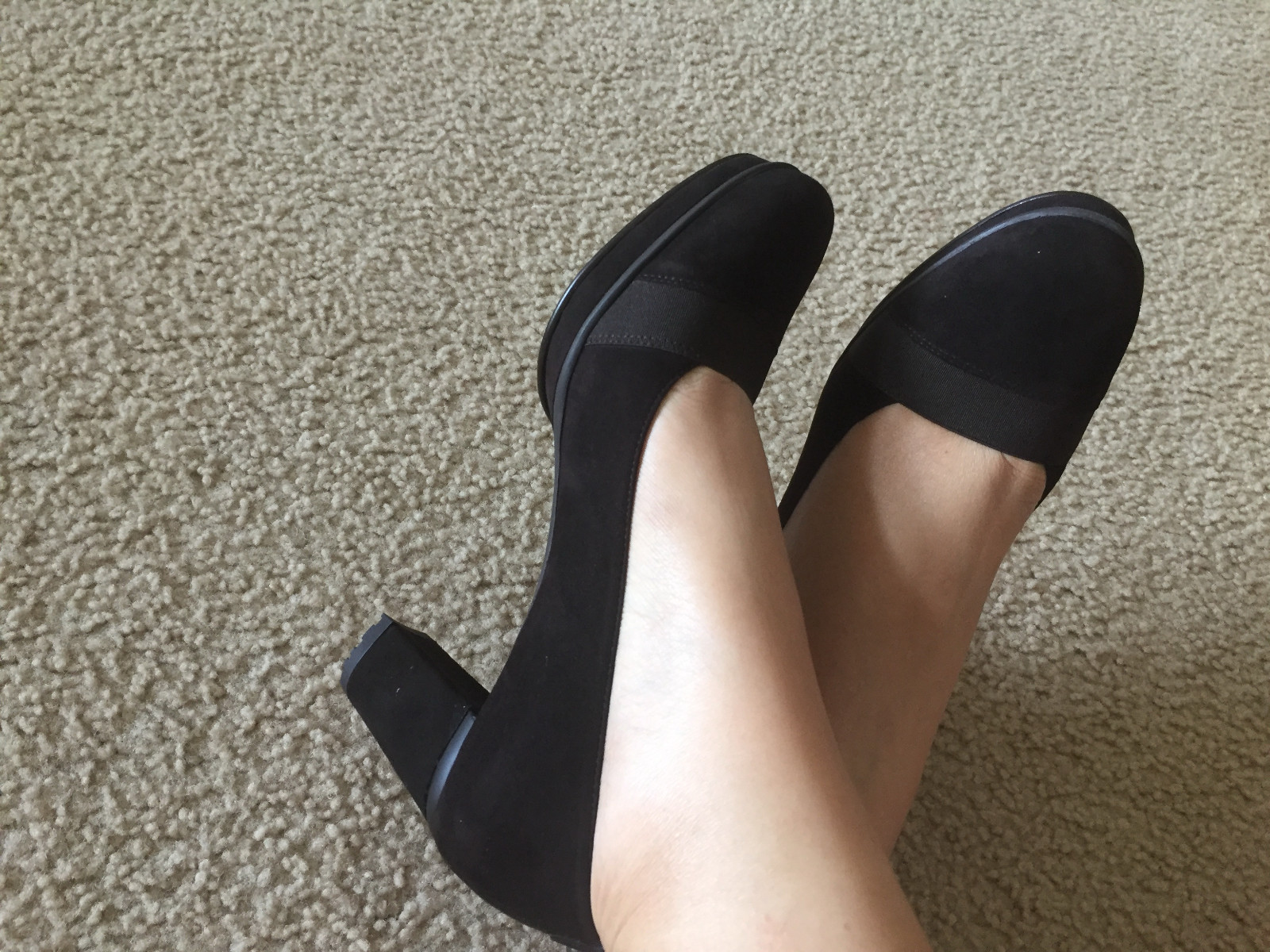 NIB Stuart Weitzman Letsgo COLA SUEDE platform heel 7 7.5 8.5