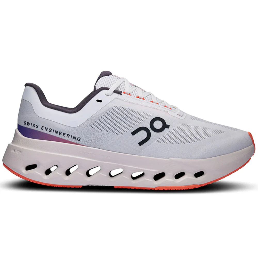 Women’s On Cloudsurfer Next, White/Flame, 10 B Medium US