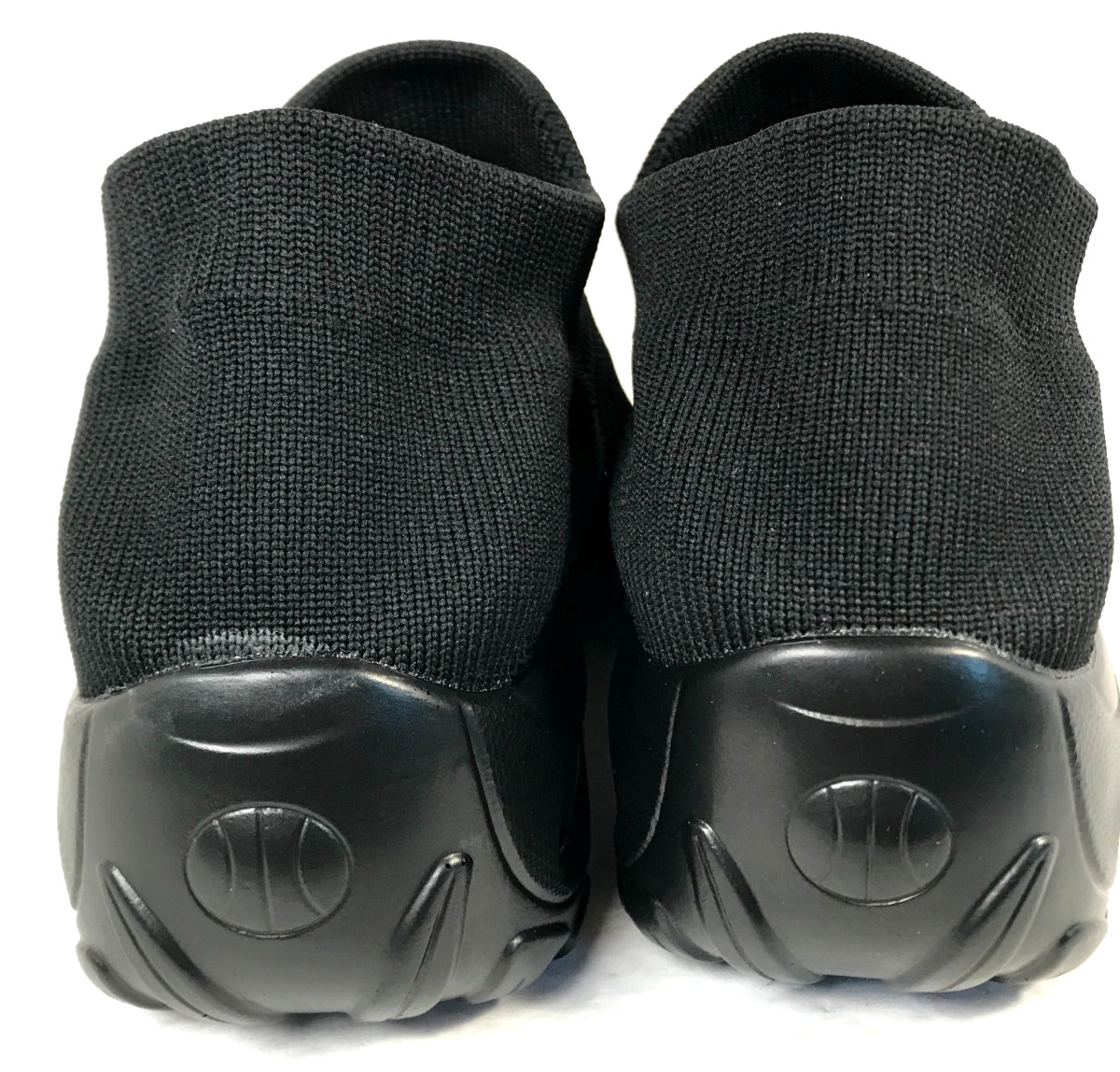Womens Sock Walking Sneaker Shoes Mesh Slip On Low Top Air Cushion Black Size 40