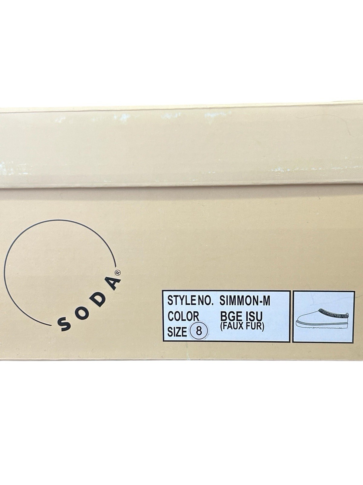 Soda Brand Slip On Clog Style Shoes Woman’s Sz 8 New In Box