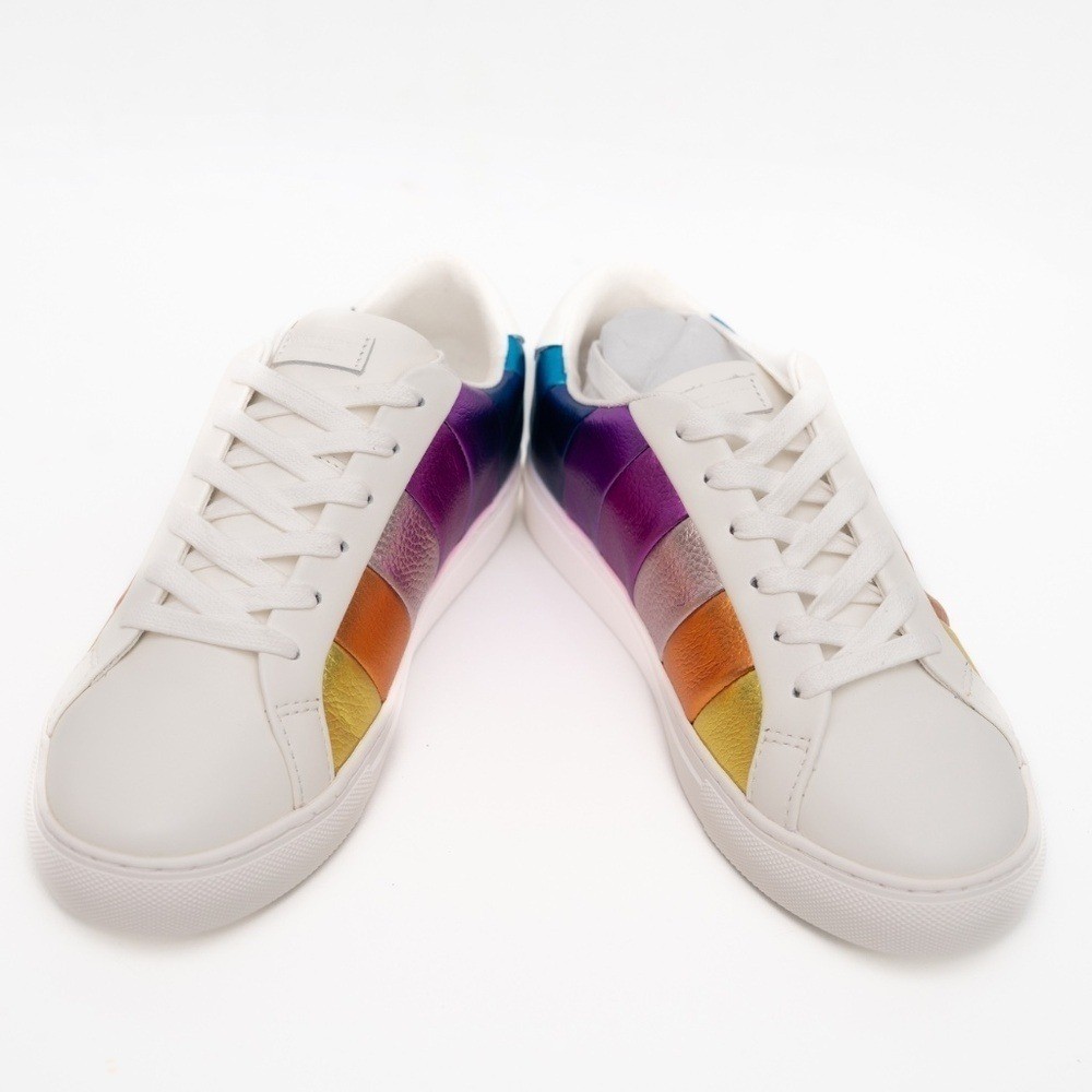 KURT GEIGER LONDON | New! Women’s Lane Stripe Low-Top Sneakers