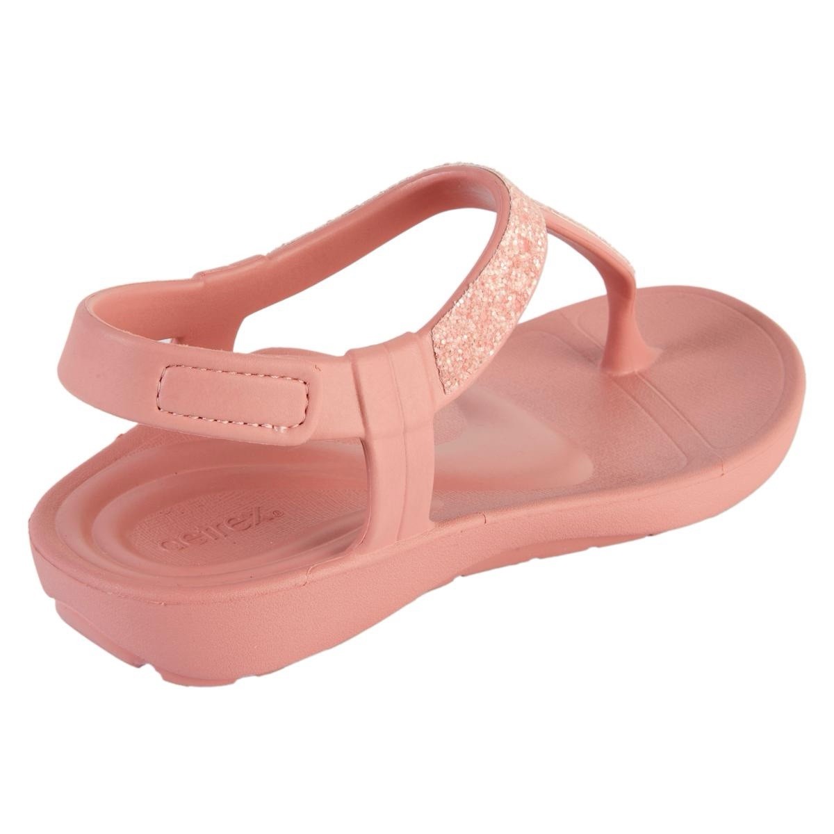 Aetrex Parker Sparkle EVA Arch-Support Thong Waterproof Sandal Rose EUR 41 US 10