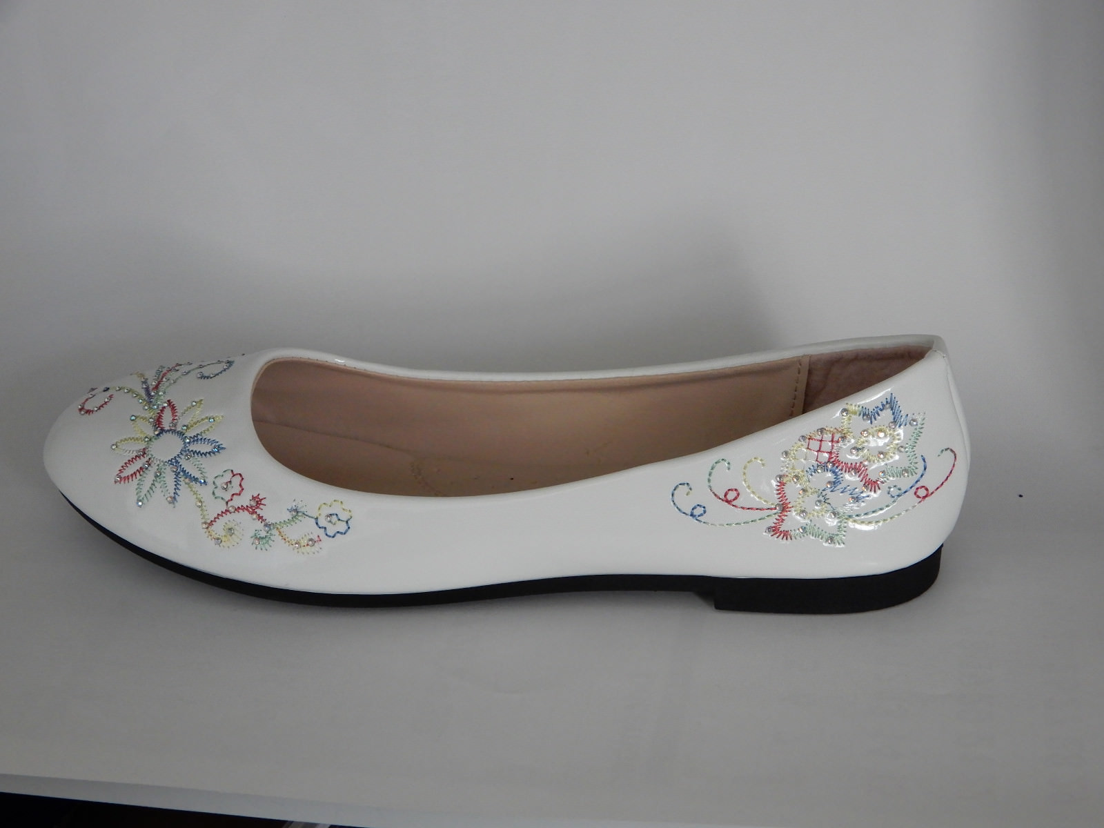 Women White Ballet Flat New Style Comfortable Fashion Size 5~10