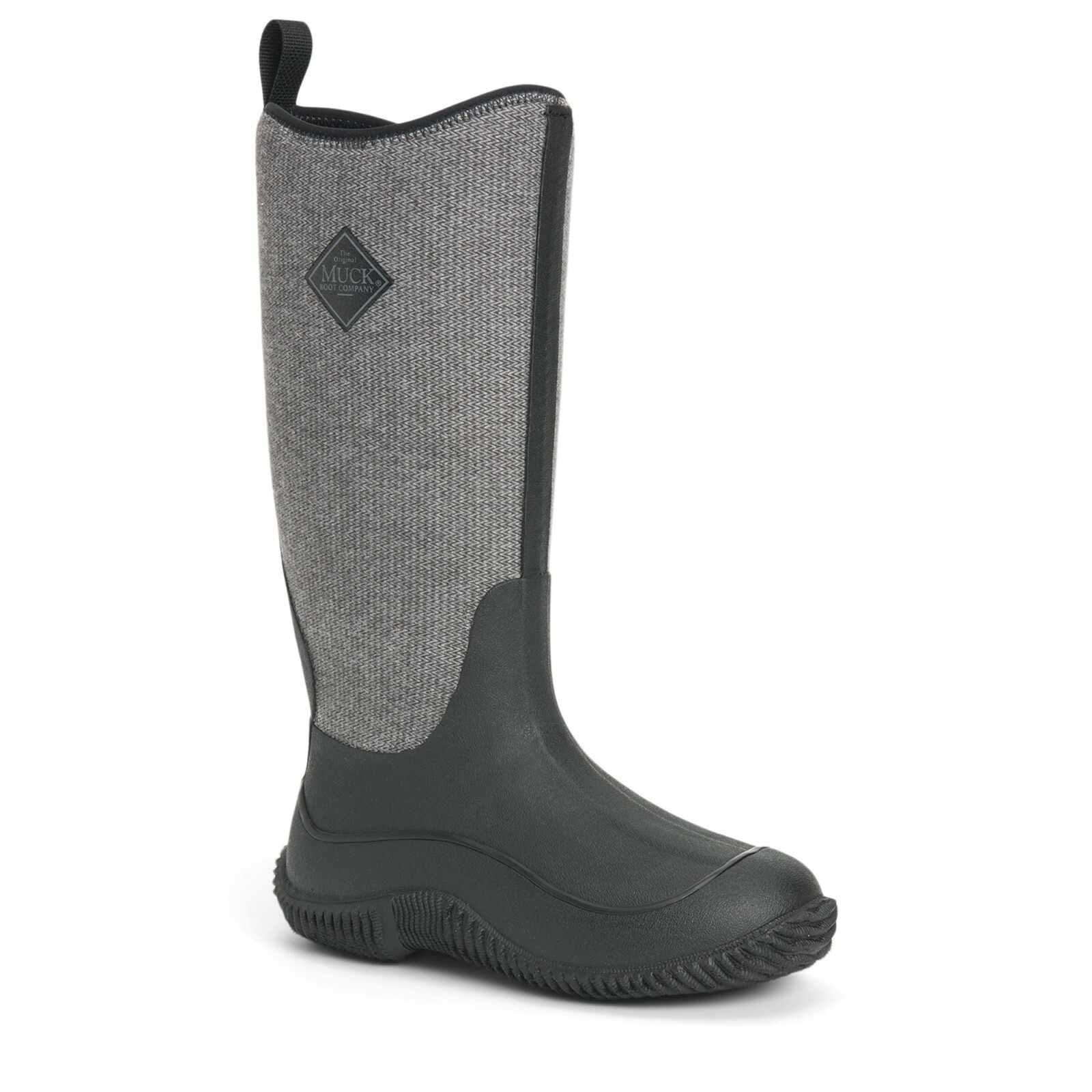 Muck Boot Women’s Hale – Black/Fuzzy Herringbone HAW1HB