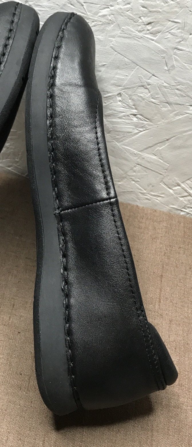 *See Description Alegria Petal Women’s Ballet Flats Black Leather Shoes Size 7.5