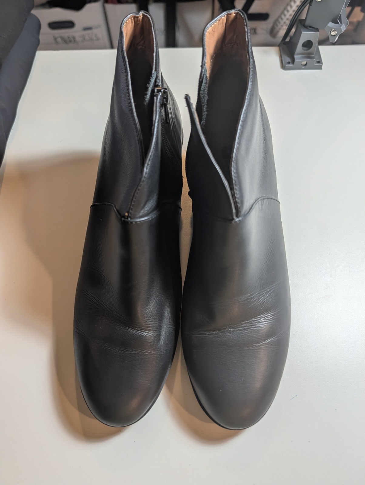 Shoes For Crews Woman’s Black Delilah Slip/Water Resistant Booties