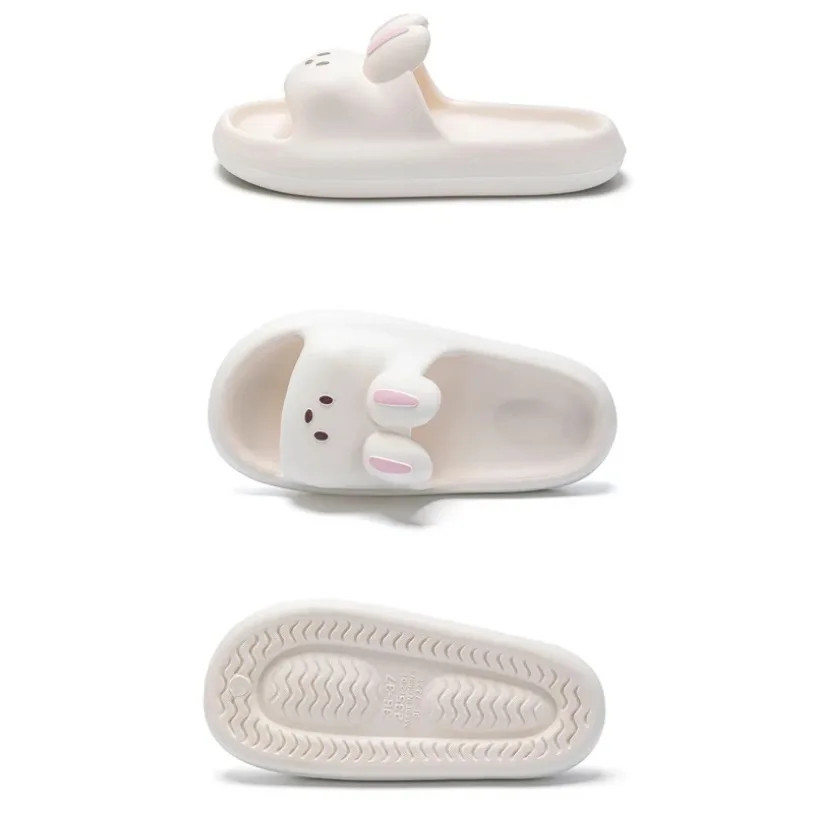 Home Slipper Female Women Rabbit Cute Cloud Sandals Summer Flip Flops Beach Slid