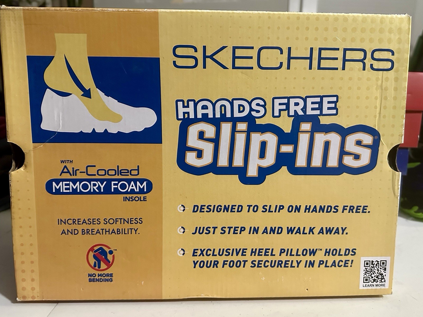 New With Box- Skechers Hand Free Slip-ins Air Cooled Memory Foam Insole-Size 9