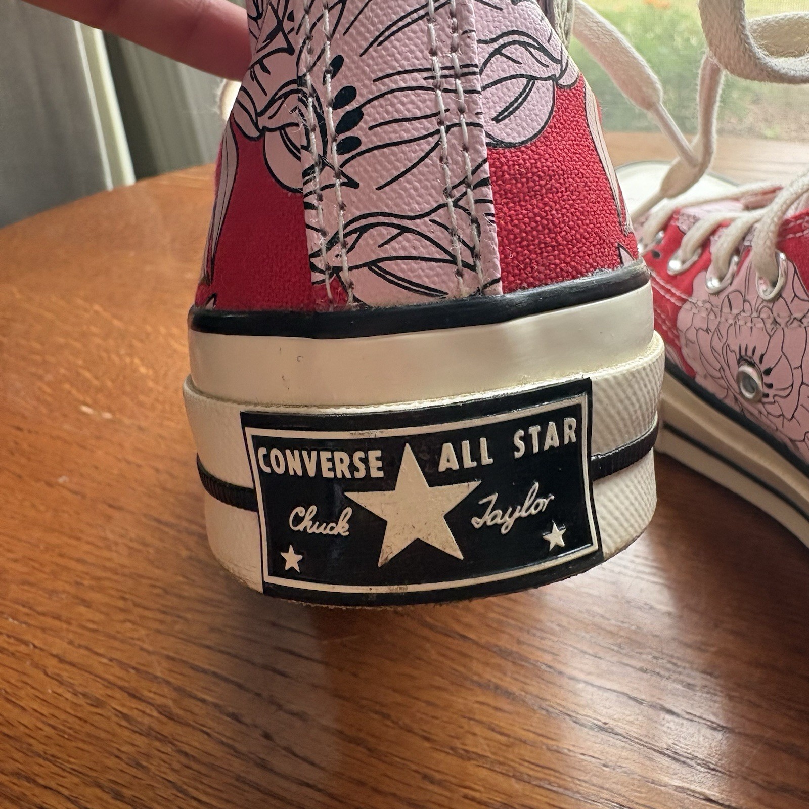 Converse Chuck 70 High Vintage Floral University Red Pink Women’s 5 568373C