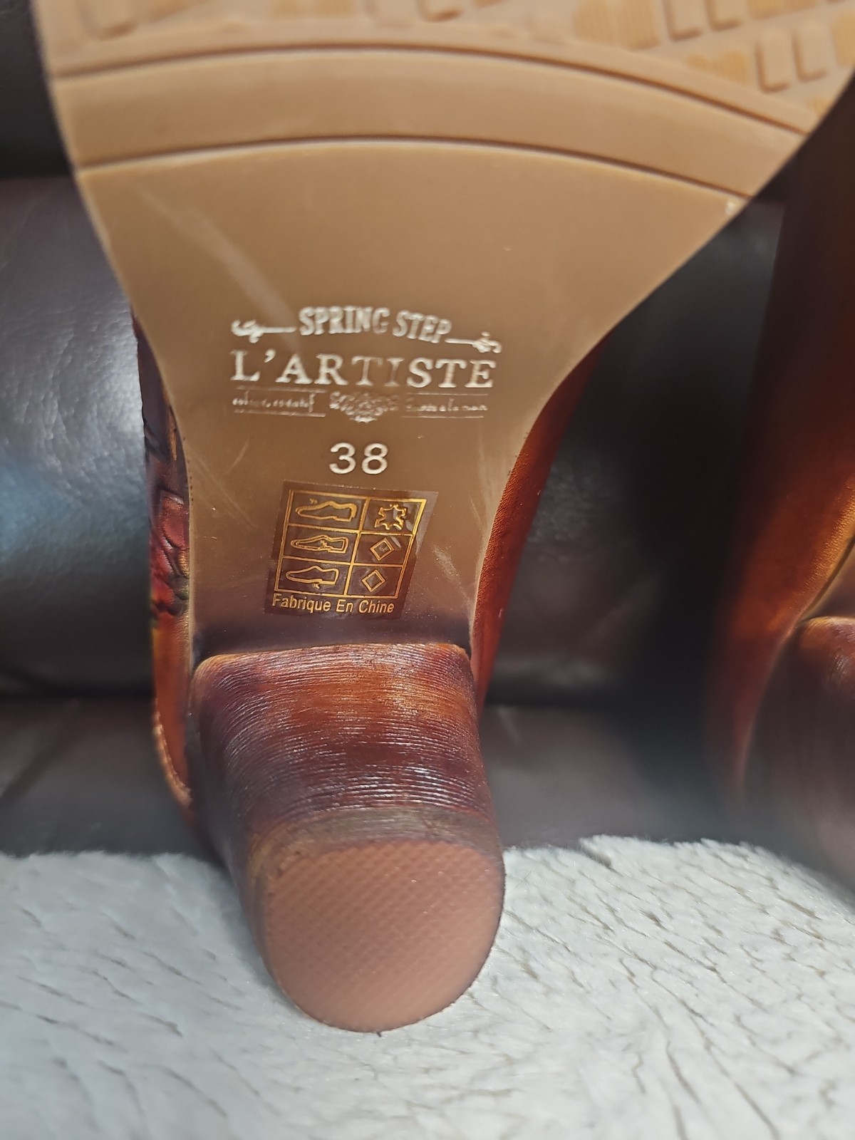 L’Artiste by Spring Step Women’s Pumps Heels Size 38 Us 7.5-8 Camel Experience