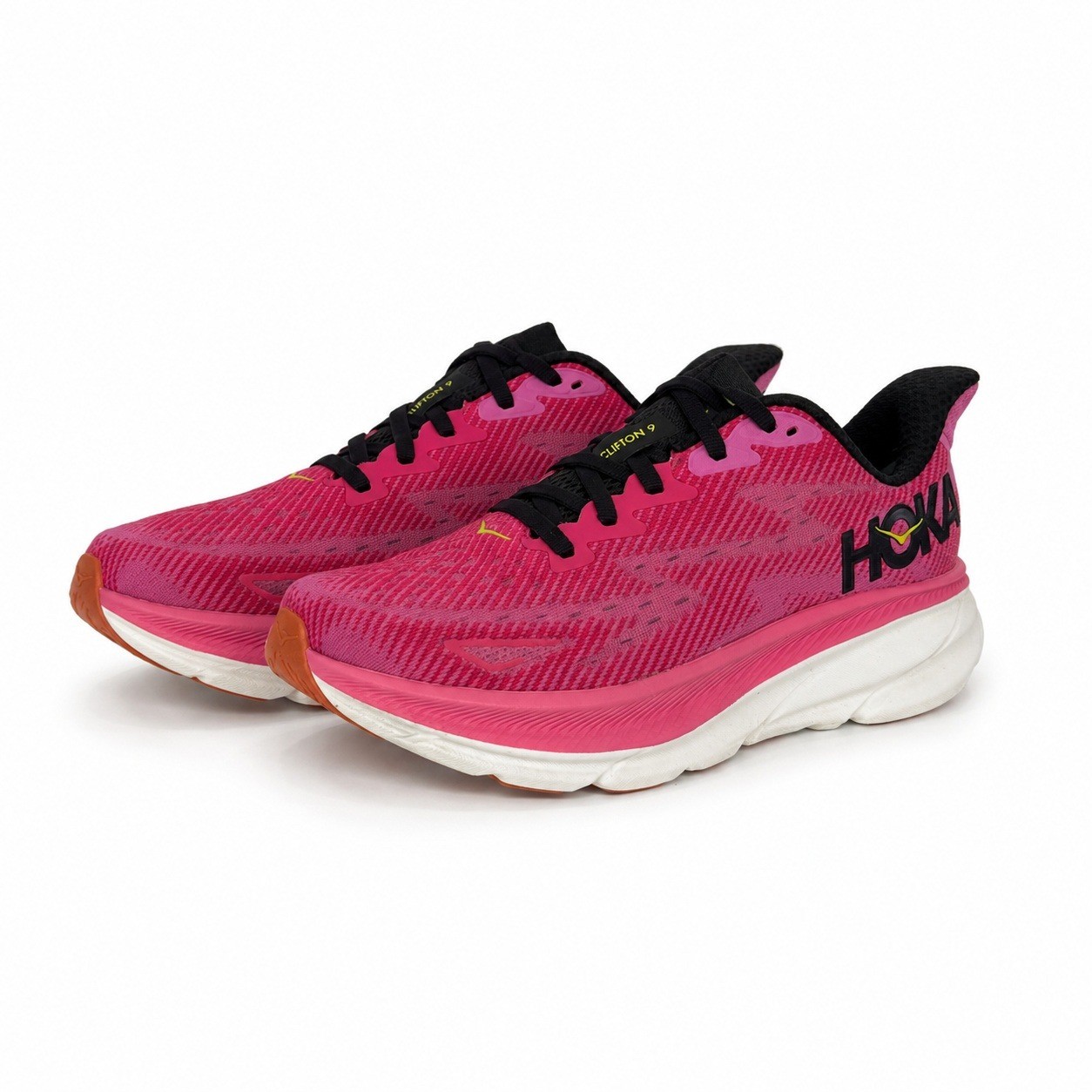 Hoka Clifton 9 Womens Running Shoes ‘Raspberry Strawberry Size 9B
