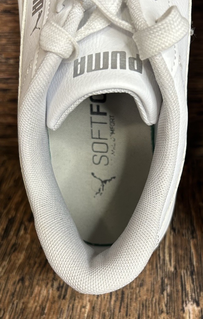 Puma Smash Platform V3 Reptile White Silver Sneakers Shoes Women’s Sz 10