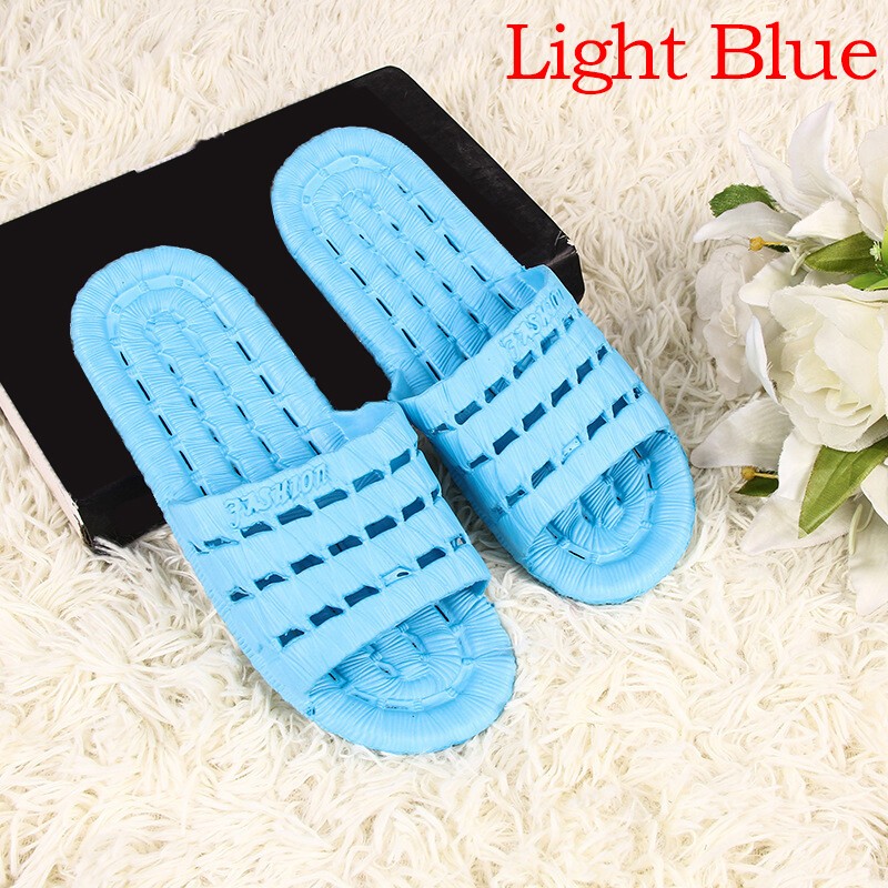 Bath Shower Slippers Non-Slip Bathroom Soft Sandals for Women/Men Home Shoes HOT