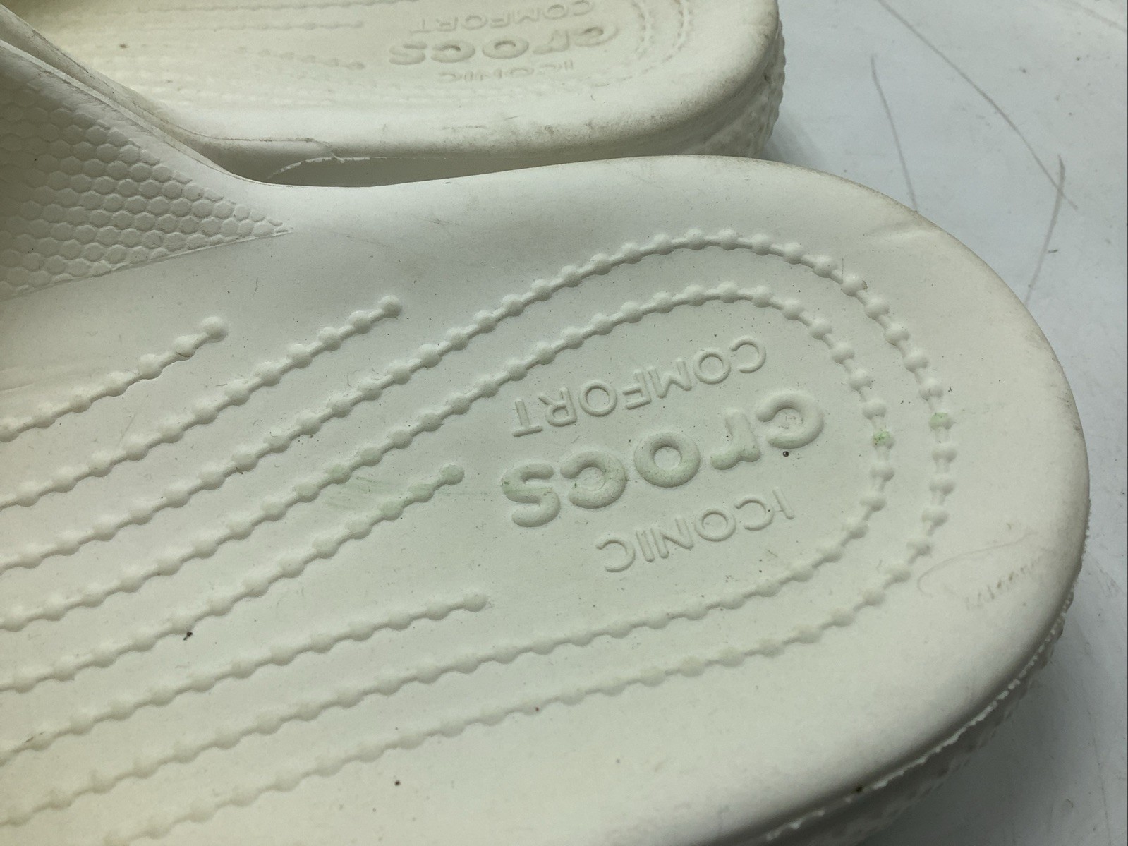 Iconic Crocs Comfort Sandals Slides Two Strap Slip-On US Womens 11 Mens 9