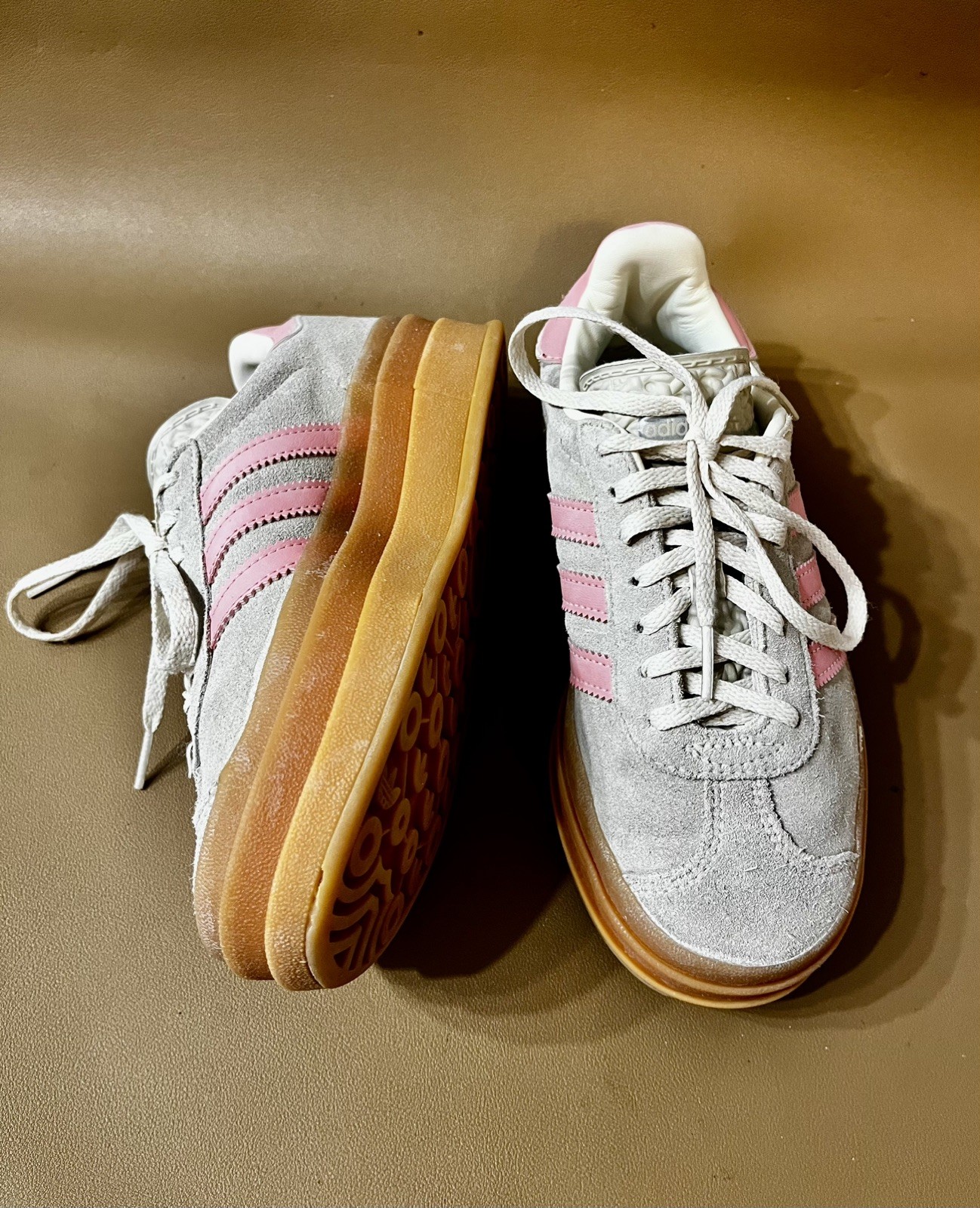 Adidas Gazelle Bold Women’s kids Size 3.6 Pink Sneakers