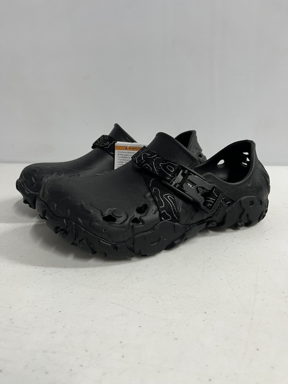 Crocs All-Terrain Atlas Triple Black Clog Men’s 6 Women’s 8 Outdoor Water Shoes