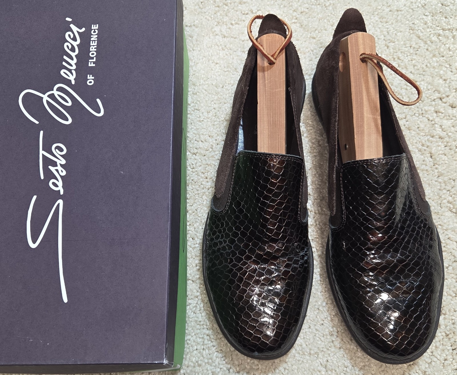 Sesto Meucci womens shoes 9n Flats w/ Cedar Shoe Trees