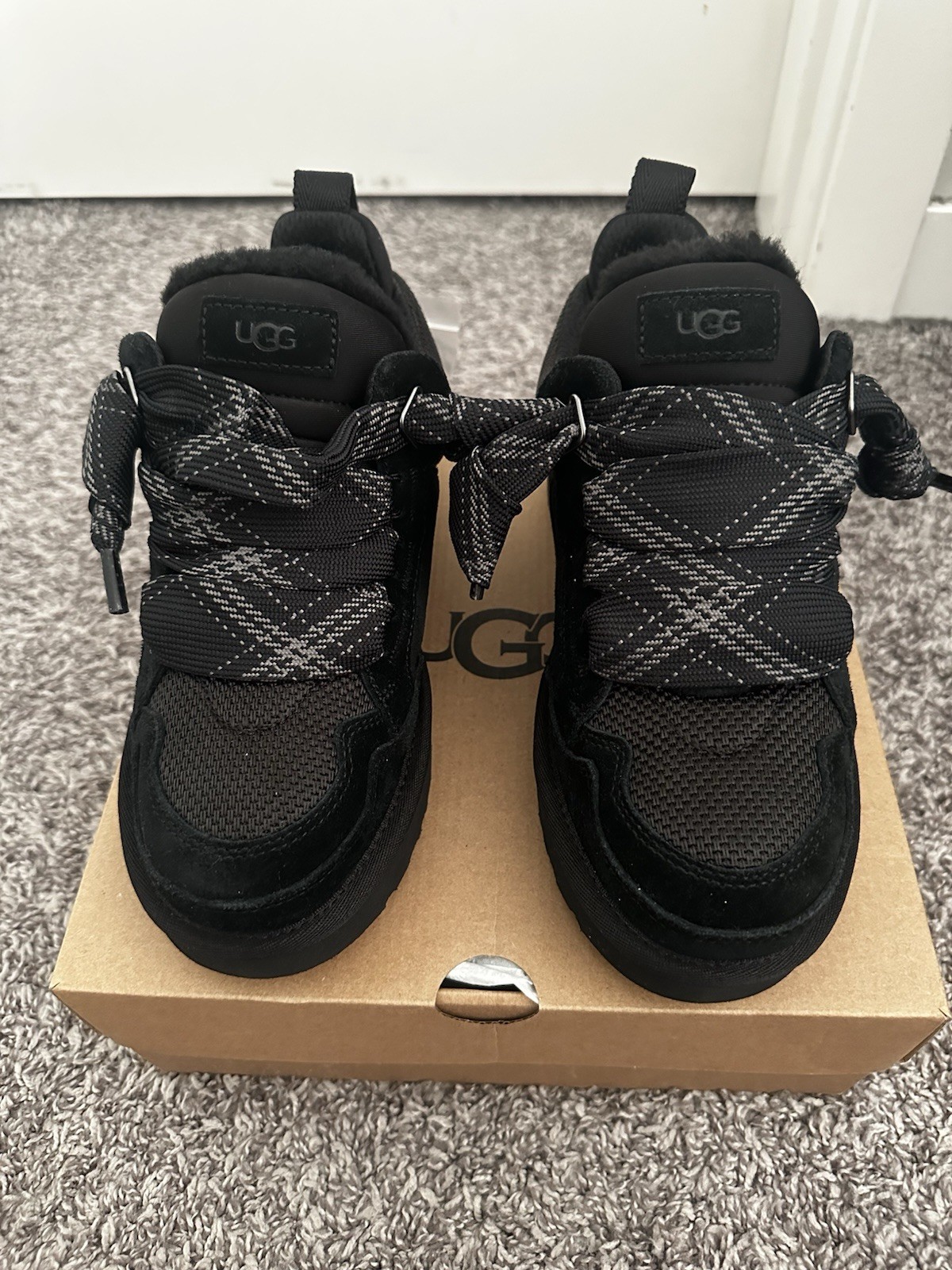 UGG Women’s Lowmel Black Suede