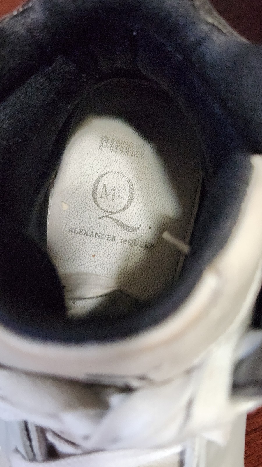 Alexander Mcqueen x PUMA High-top Sneakers US Women’s Size 9 White x Gray Auth