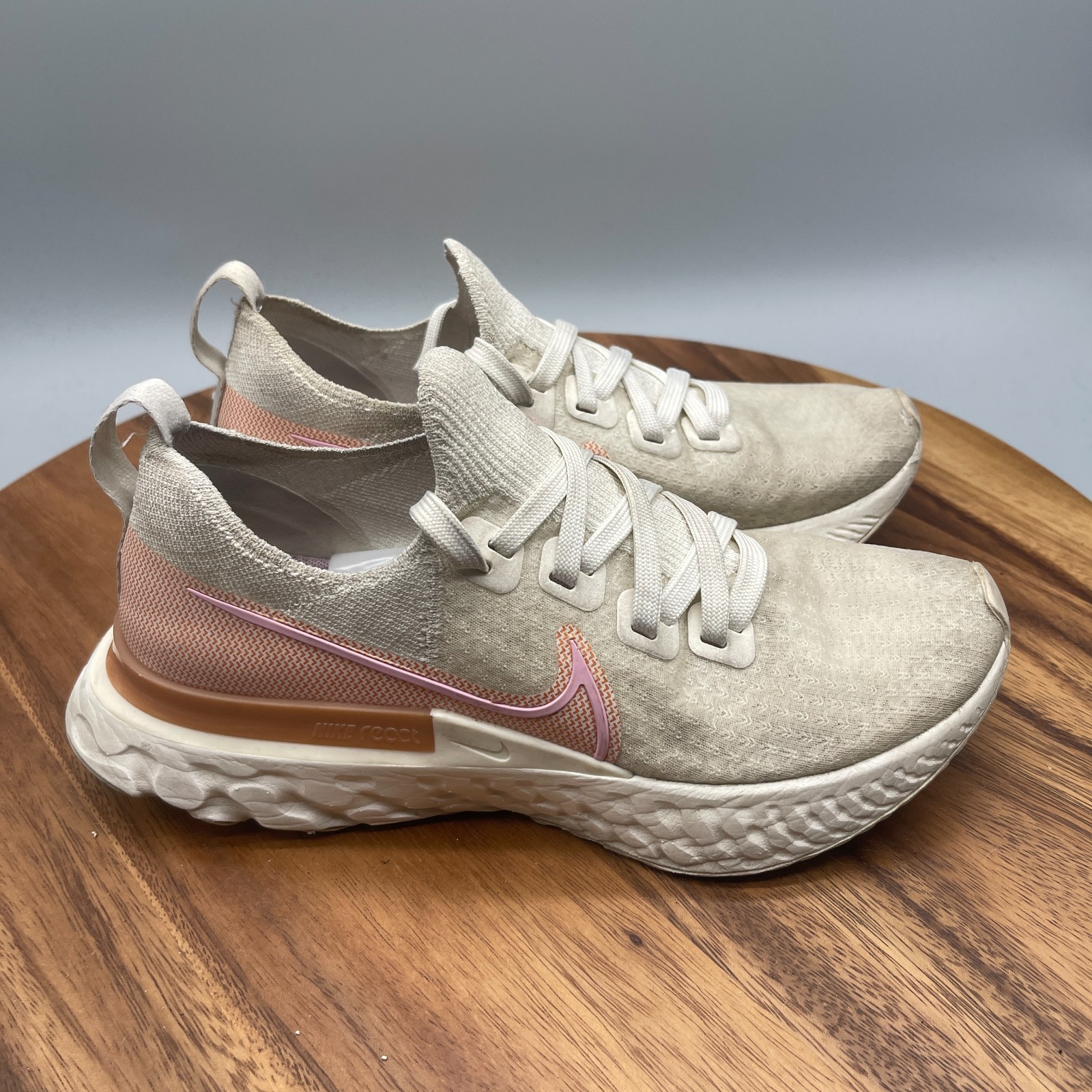 Nike React Infinity Run Flyknit Shoes Women 6.5 Running Comfort Walking Sneakers