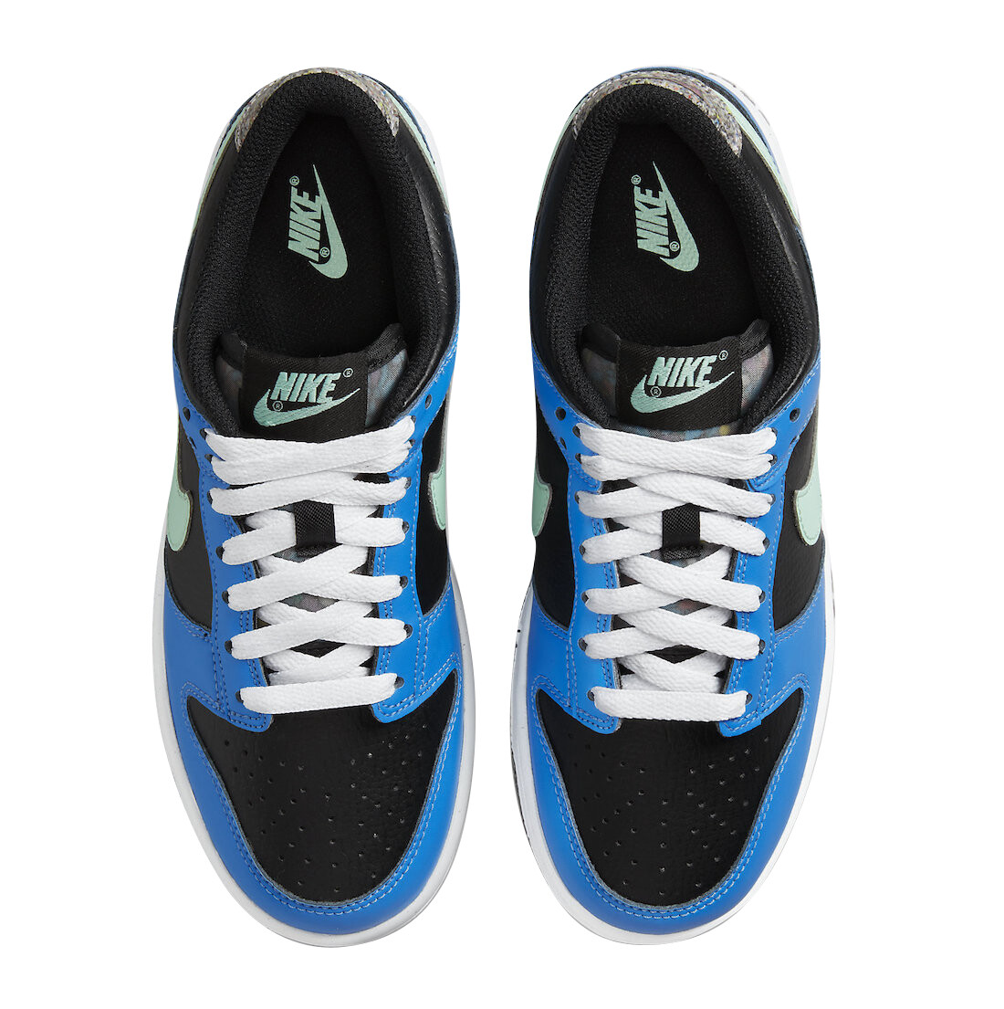 Nike Dunk Low SE GS Crater Black Photo Blue Mint Nby DR0165-001 6Y = 7.5 Women