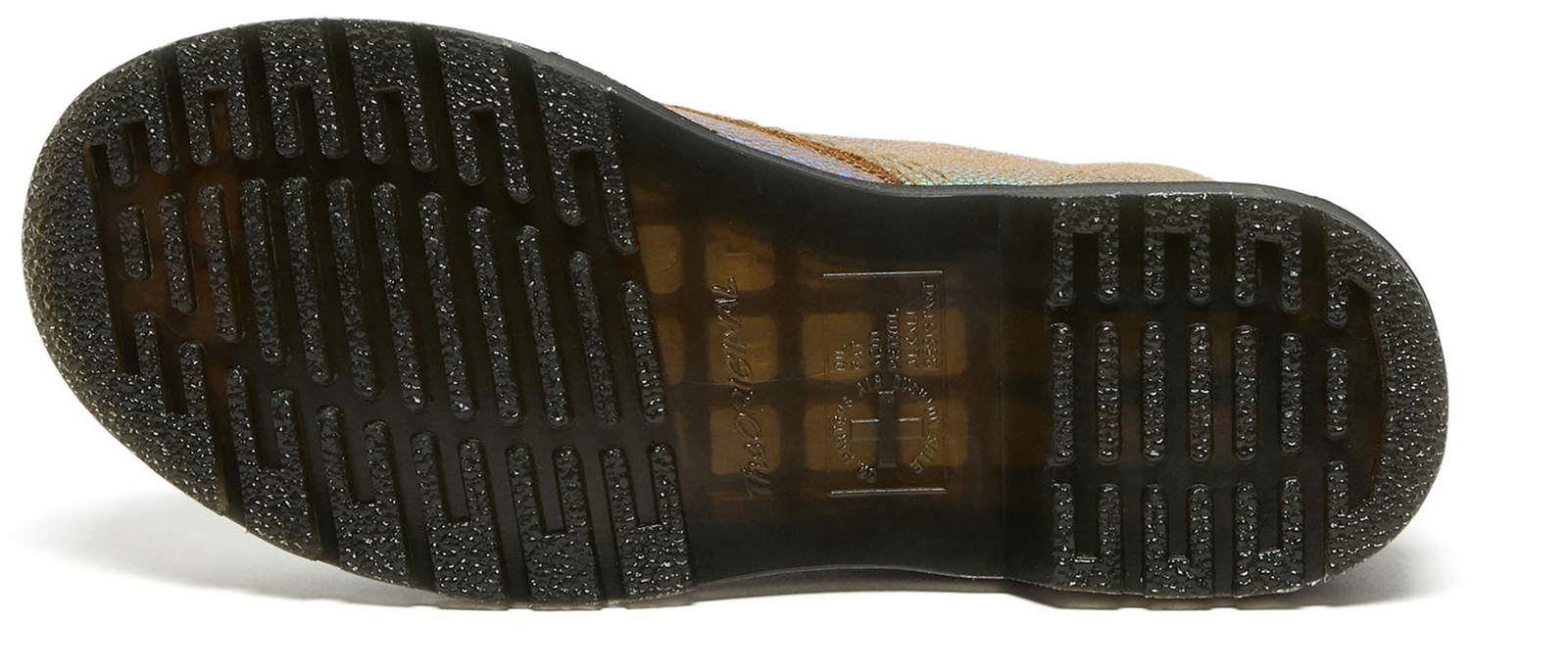 Dr. Martens 1460 Sand Rainbow Ray Leather Combat Boots Women’s 6 NWT