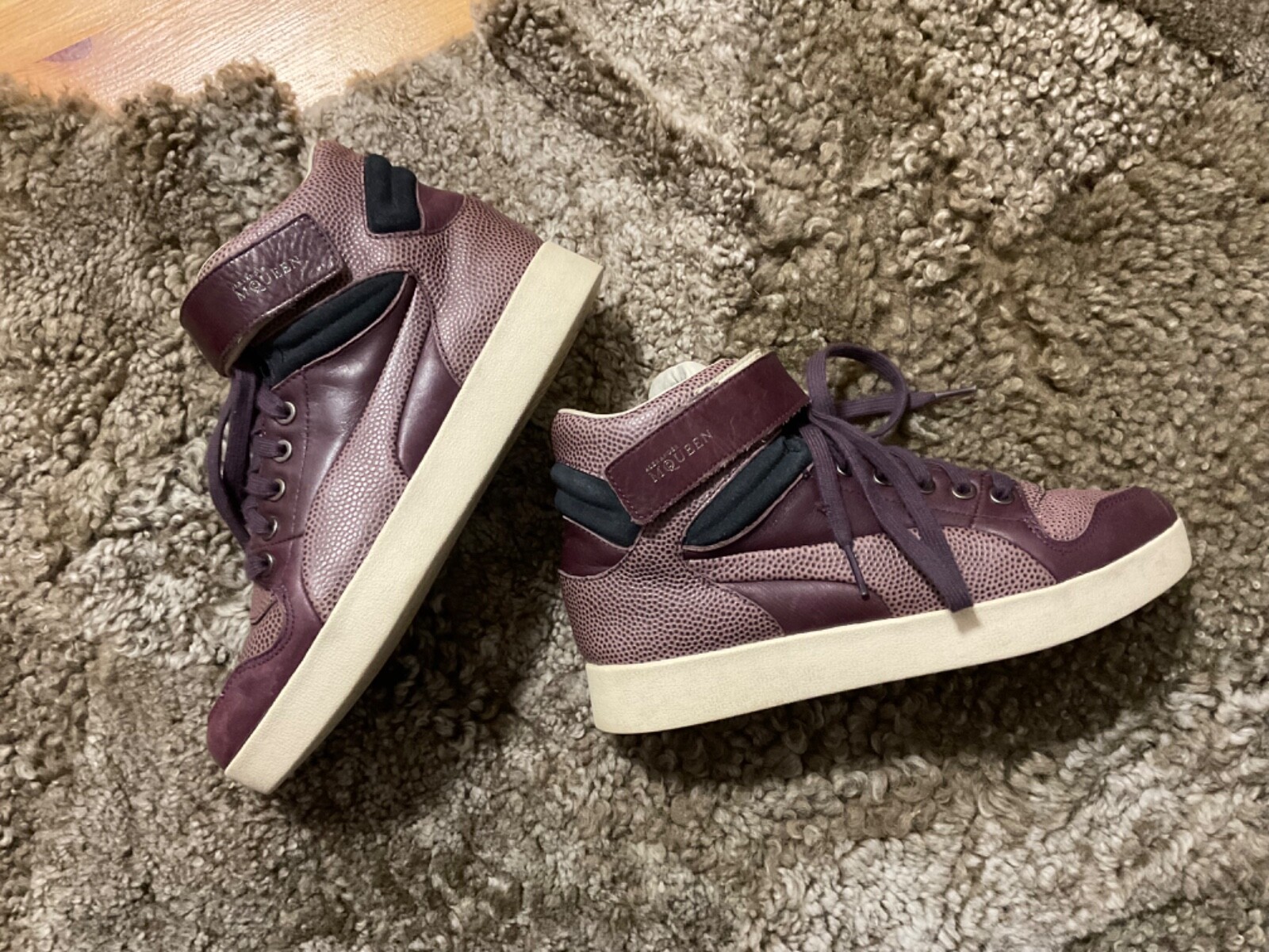 Alexander McQueen collab Puma Trainers size 39 leather
