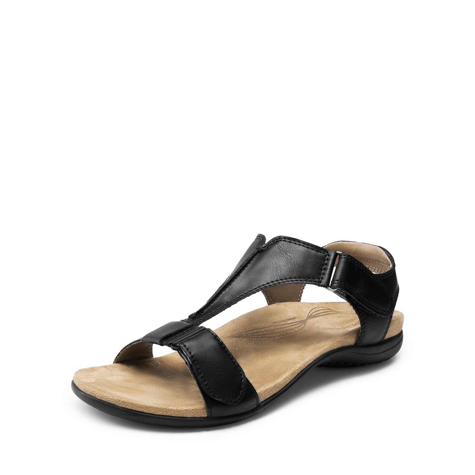Women’s Sandals Arch Support T-Strap Orthopedic Flat Summer Shoes NEW