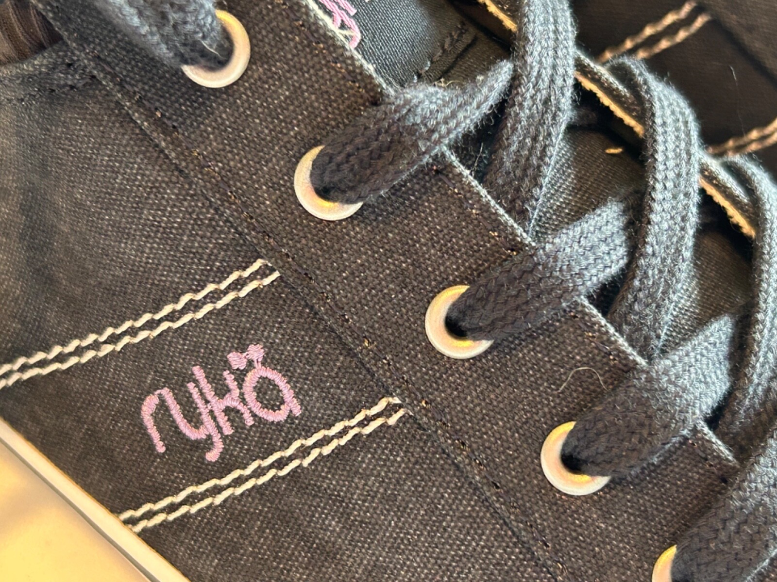 Women’s Ryka Emory Navy Blue Sneakers Lavender Accents US Sz 11 Euro 41 New!