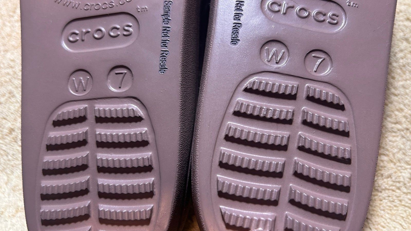 Crocs Baya Platform Flip Size 7 women’s color Truffle *Sample **